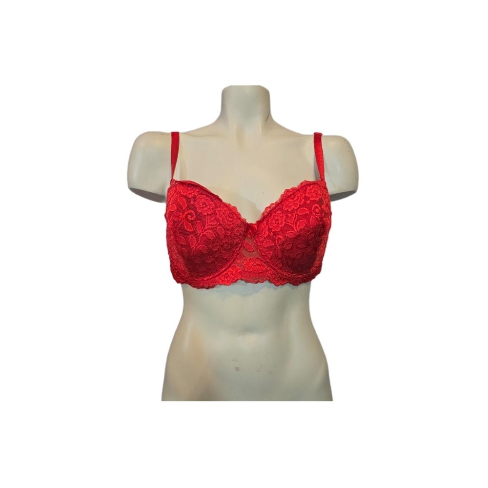 Red Lace Underwire Bra - Women Intimates & Sleepwear